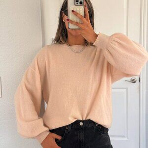 Crush Cashmere Sweater (S) - Light Pink - LIKE NEW